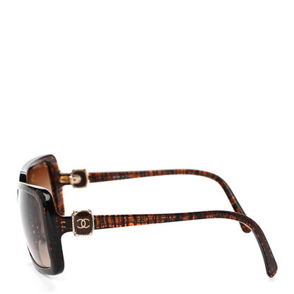 Chanel CC Tweed Effect Sunglasses 5175 Brown 3 of 8