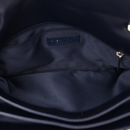 Chanel Patent Quilted 3 Jumbo Flap Navy 5 of 13