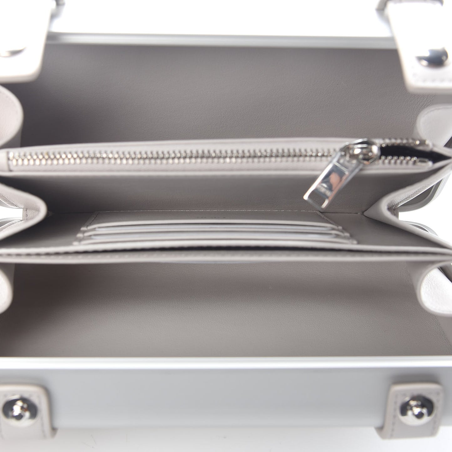 X RIMOWA Aluminum Personal Clutch On Strap Silver