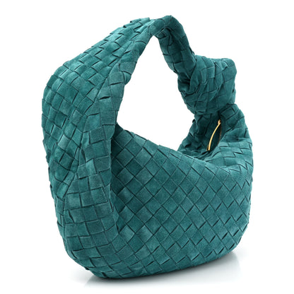 Bottega Veneta Suede Calfskin Intrecciato Teen Jodie Hobo Scuba 3 of 8