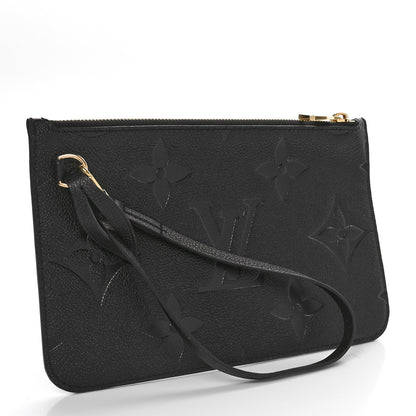 Louis Vuitton Empreinte Monogram Giant Neverfull MM Pochette Black 3 of 7