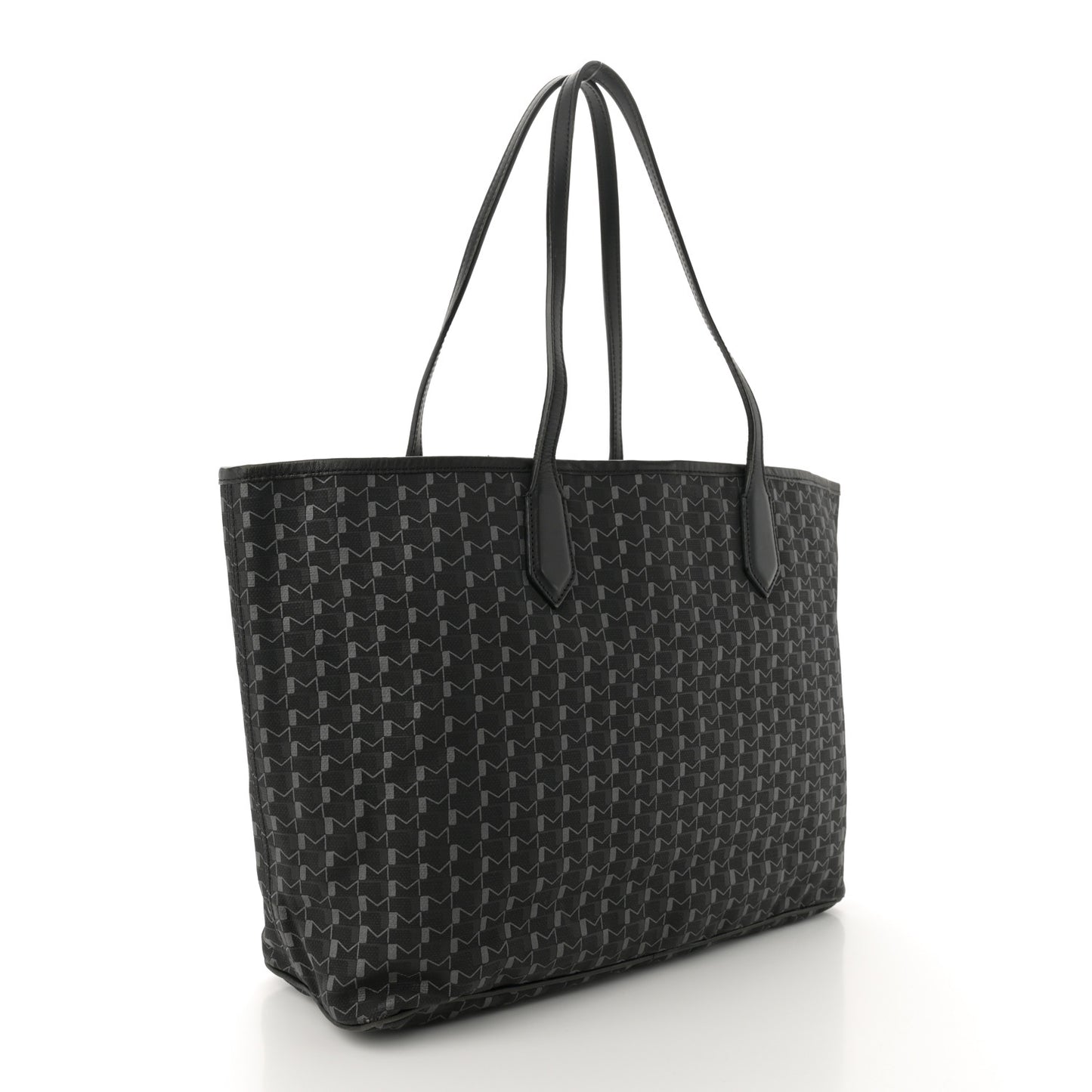 Calfskin Canvas 1920 M Monogram MM Tote Black