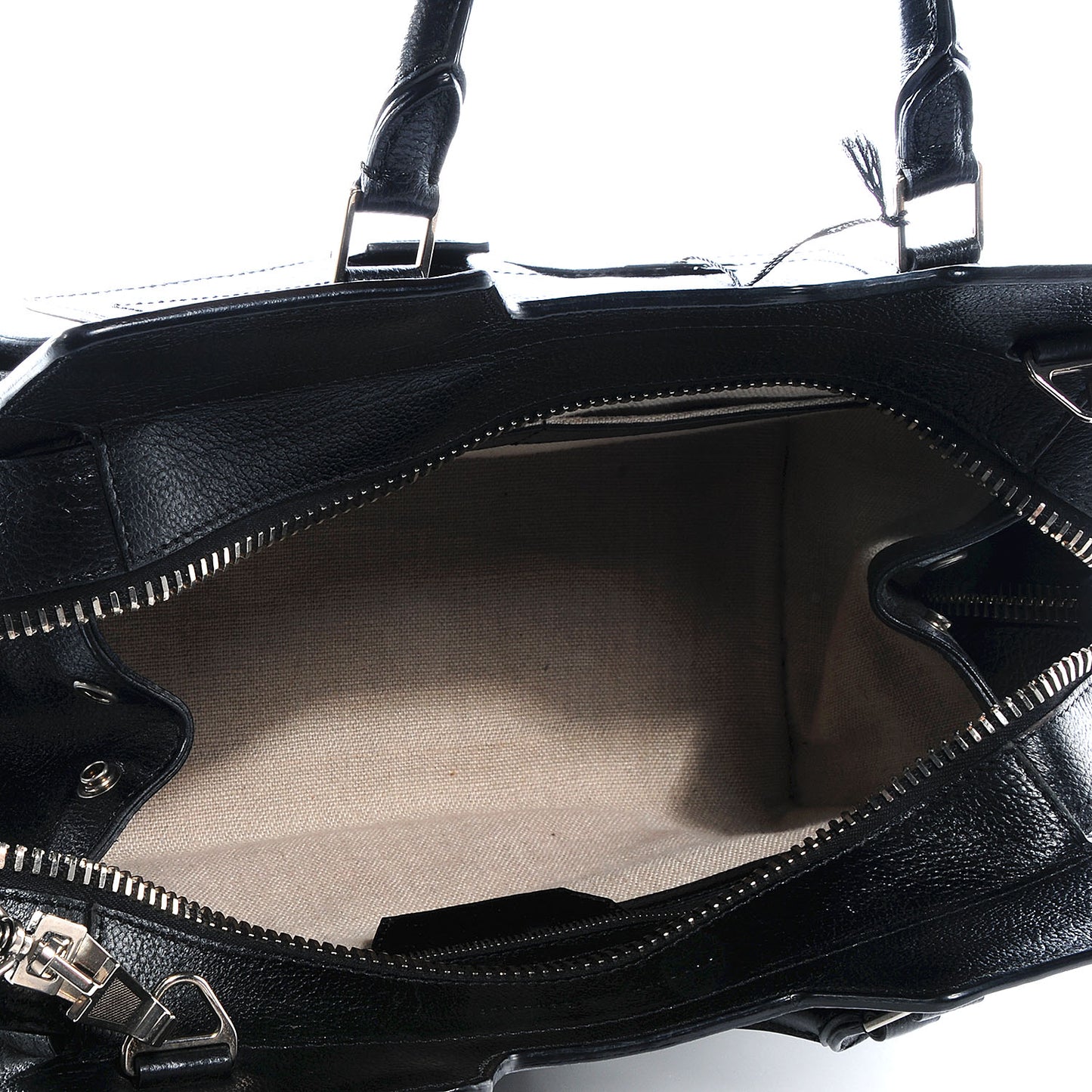 Leather PS13 Small Satchel Black