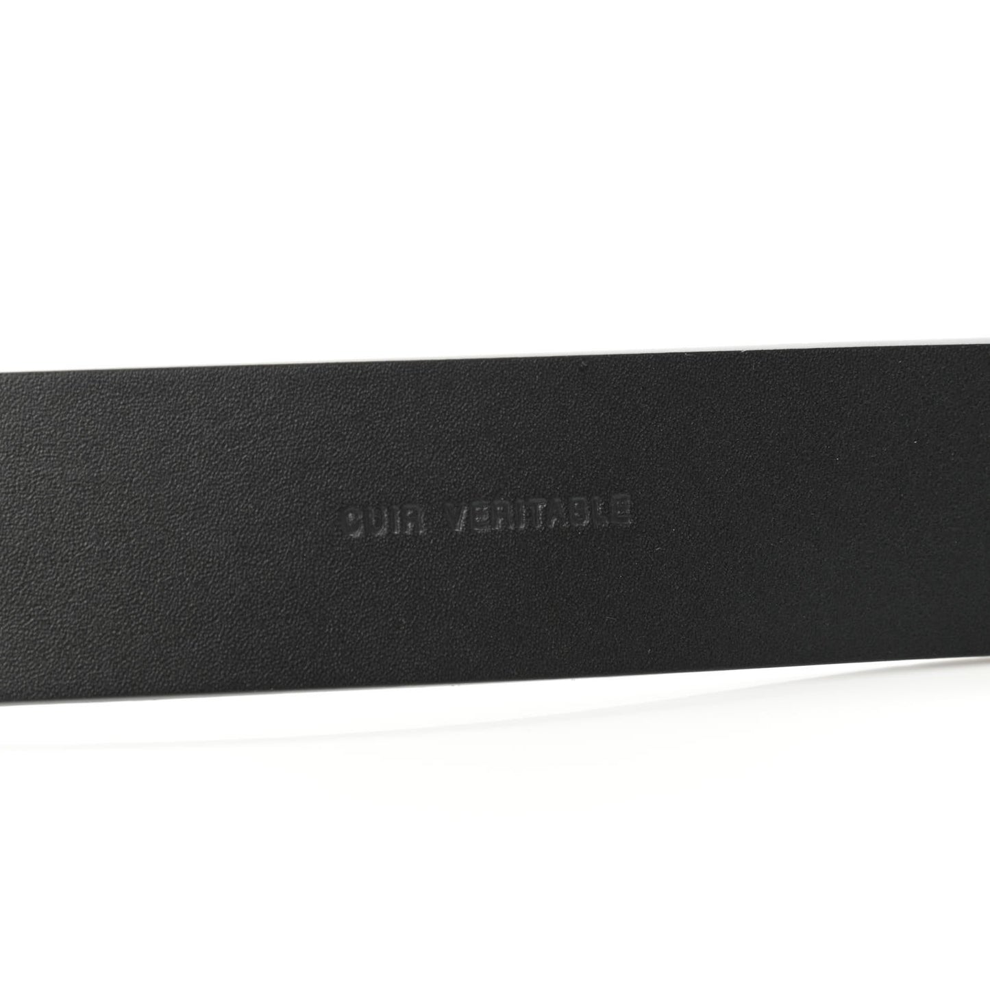 Glazed Calfskin CC Belt 85 34 Black