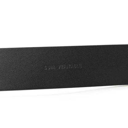 Chanel Glazed Calfskin CC Belt 85 34 Black 5 of 6