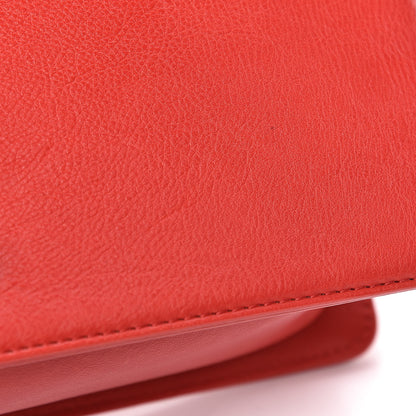 Chanel Calfskin Double Stitch Medium Boy Flap Red 11 of 12