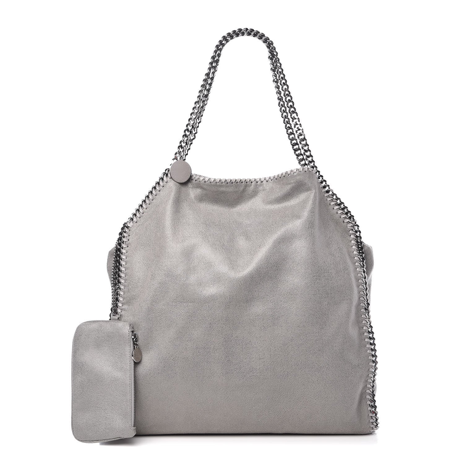 Stella McCartney Shaggy Deer Big Falabella Tote Grey 1 of 9