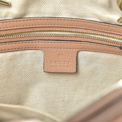 Gucci Pebbled Calfskin Small Soho Bowler Camelia 5 of 12