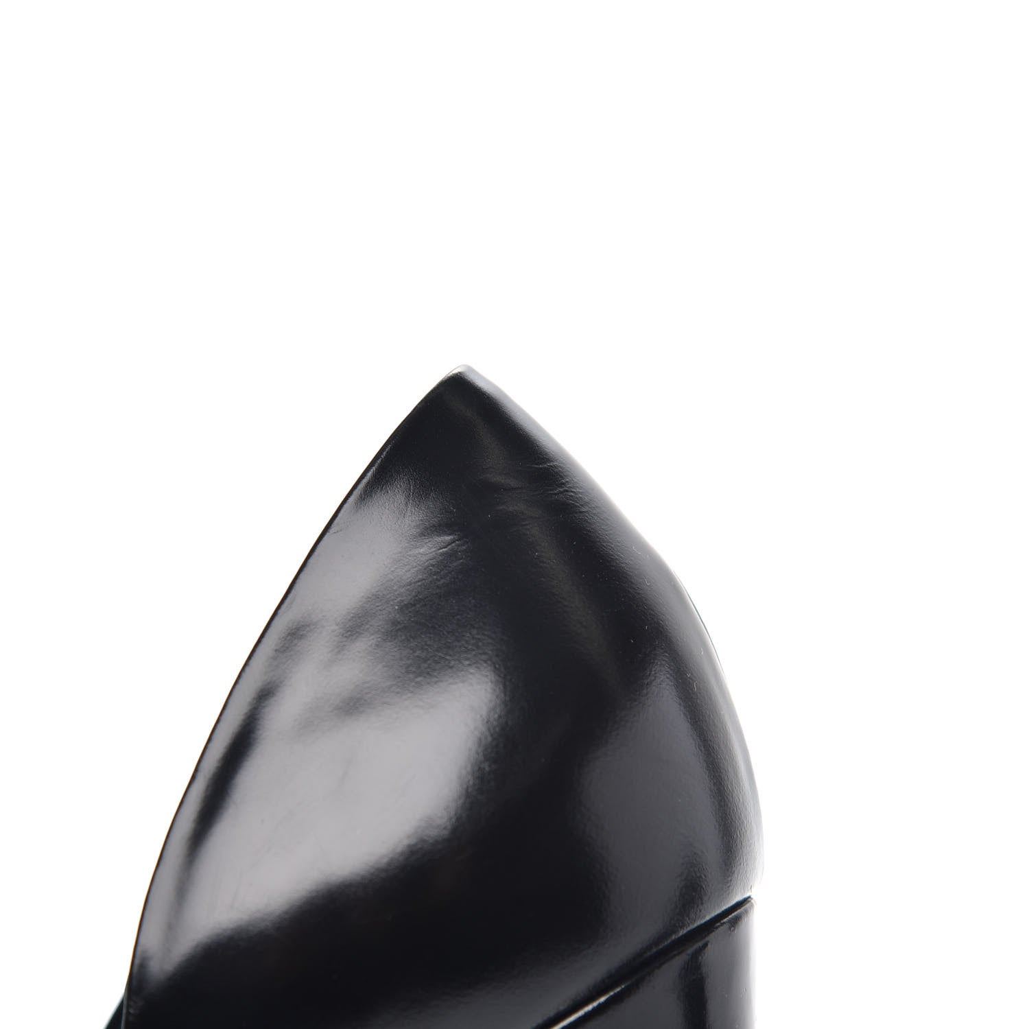 Louis Vuitton Smooth Calfskin Peep Toe Pumps 36.5 Black 10 of 10