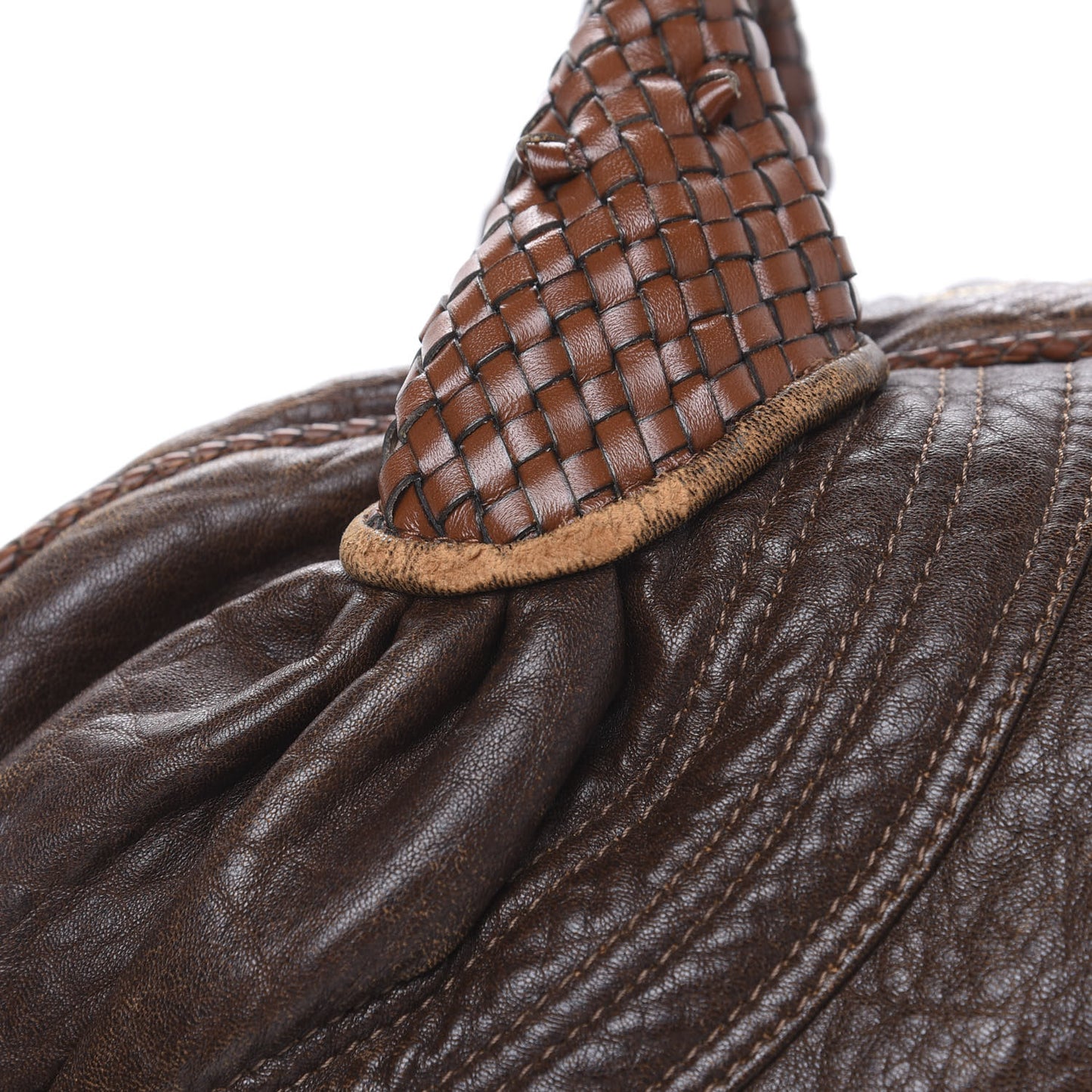 Nappa Nuvolata Spy Bowler Cognac
