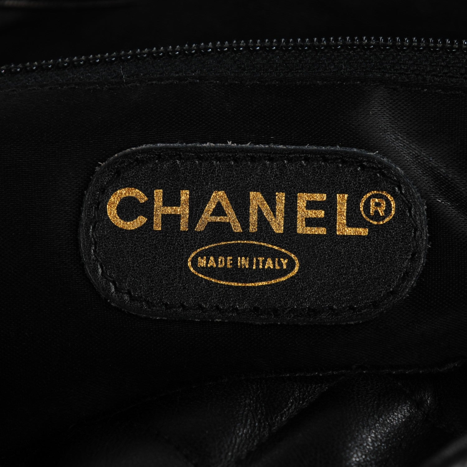 Chanel Lambskin Quilted Drawstring Backpack Black 7 of 9