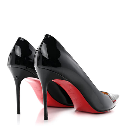 Christian Louboutin Patent Decollete 554 85 Pumps 40.5 Black 5 of 10