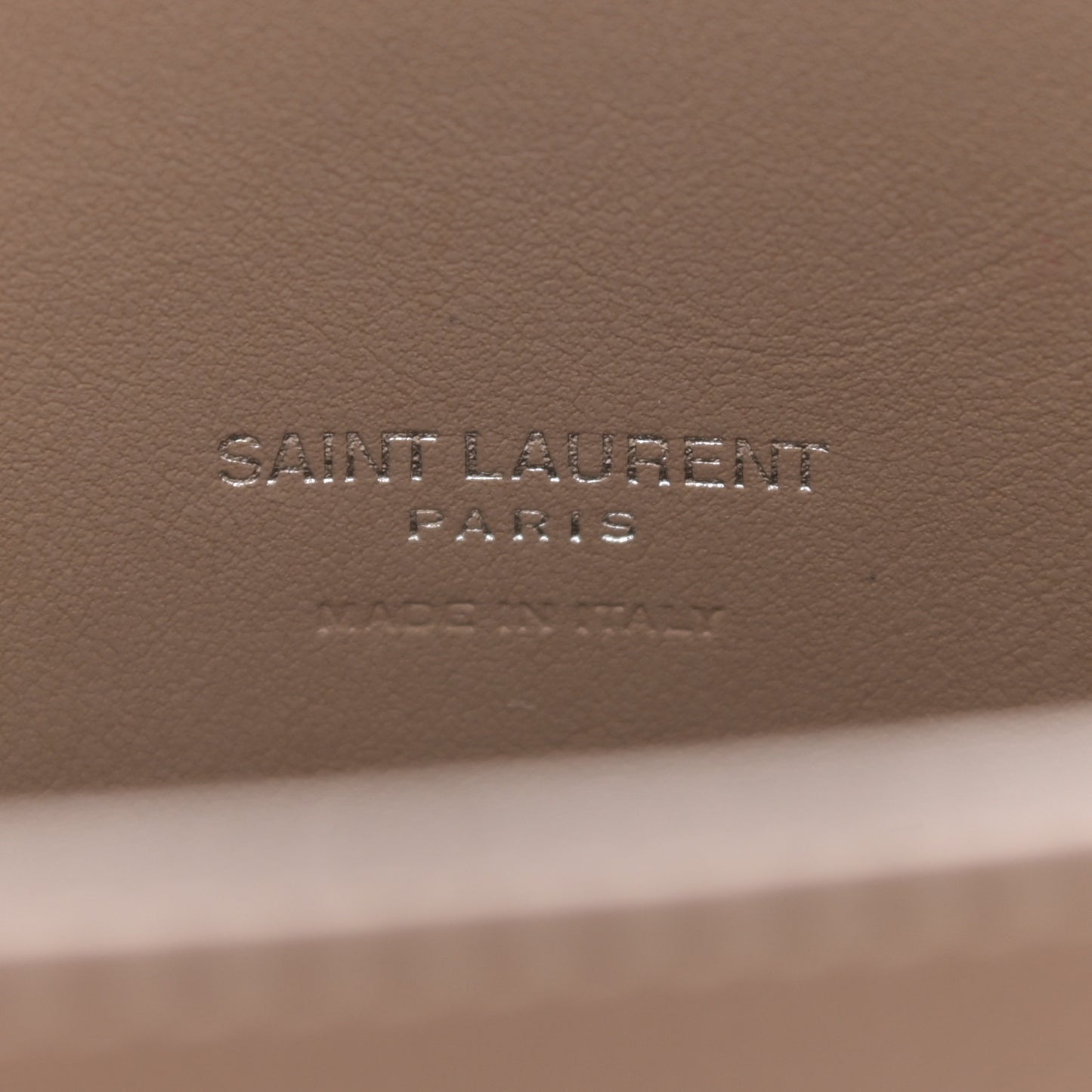 Grained Calfskin Topstich Baby Sac De Jour Taupe