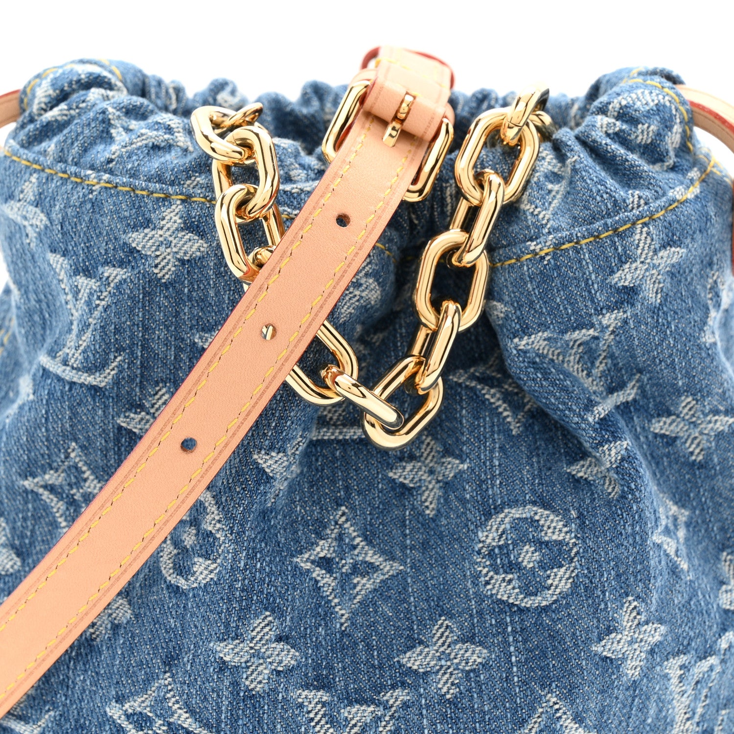 Louis Vuitton Monogram Denim Nano Noe Blue 7 of 10