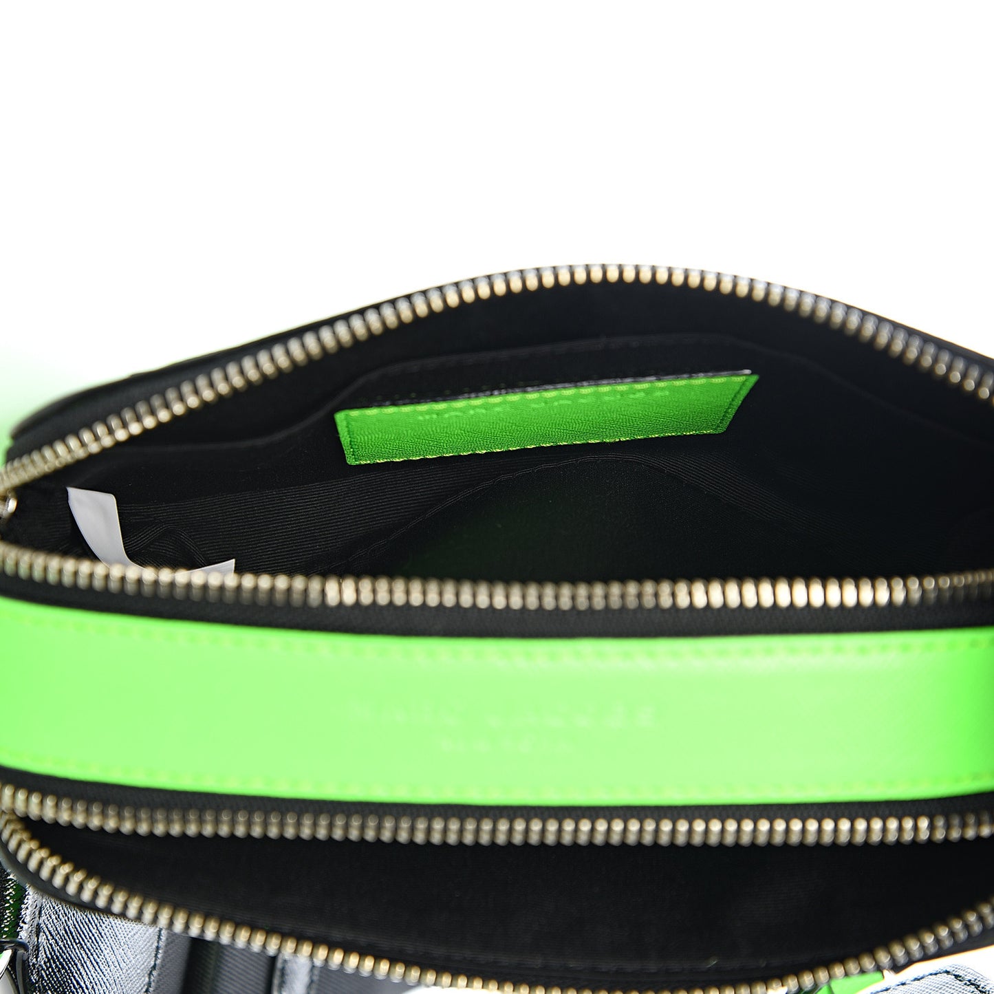 Saffiano Small Snapshot Camera Bag Bright Green