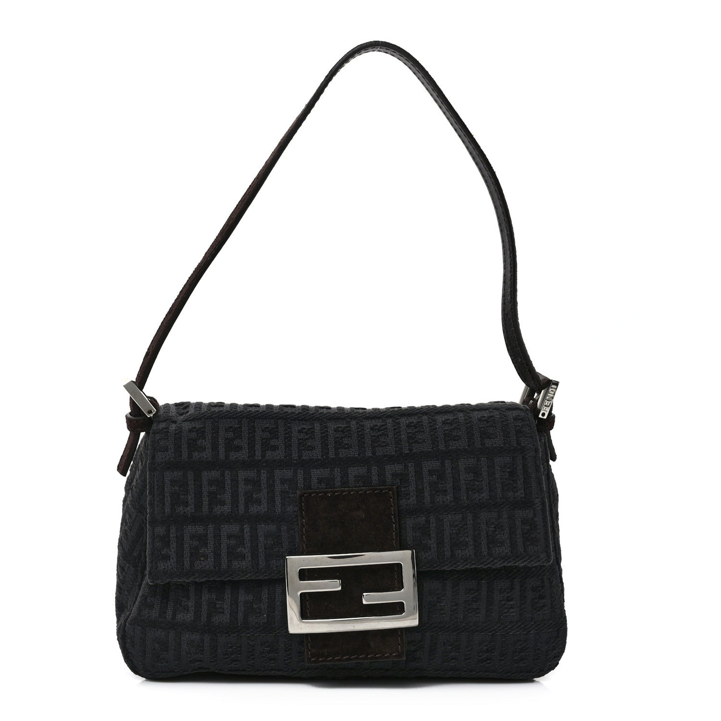 Velvet Zucchino Suede Mini Mama Baguette Grigio Testa di Moro Grigio Testa di Moro