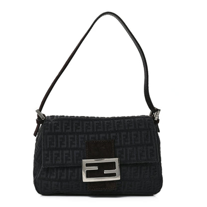 Fendi Velvet Zucchino Suede Mini Mama Baguette Grigio Testa di Moro Grigio Testa di Moro 1 of 12
