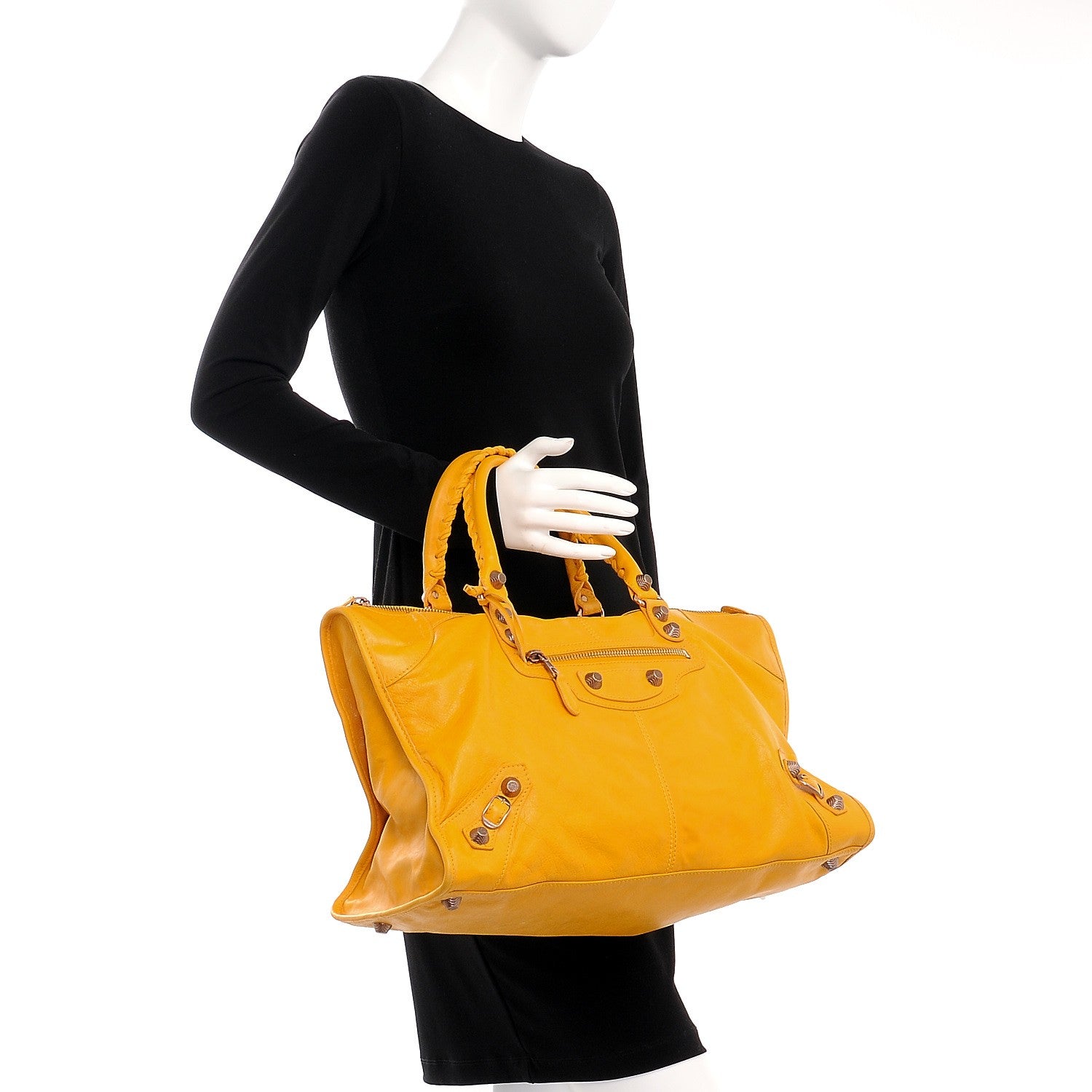 Balenciaga Agneau Giant 12 Rose Gold Hardware Work Mangue 2 of 13