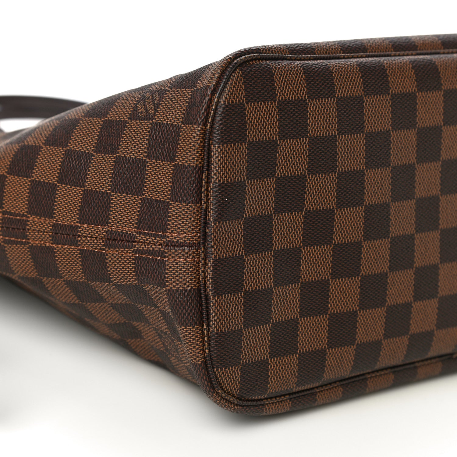 Louis Vuitton Damier Ebene Neo Neverfull MM Rose Ballerine 10 of 13