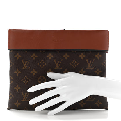 Louis Vuitton Monogram Tuileries Pochette Caramel 2 of 12