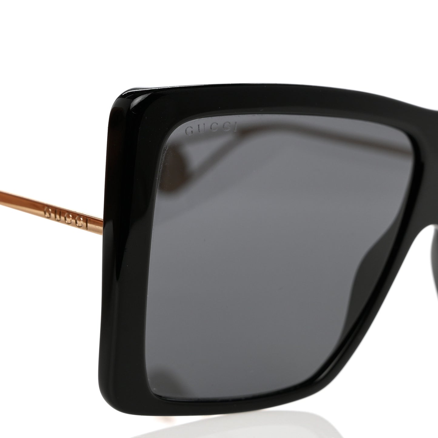 Acetate Oversize Square Frame GG0434S Sunglasses Black