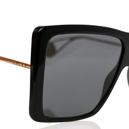Gucci Acetate Oversize Square Frame GG0434S Sunglasses Black 7 of 8