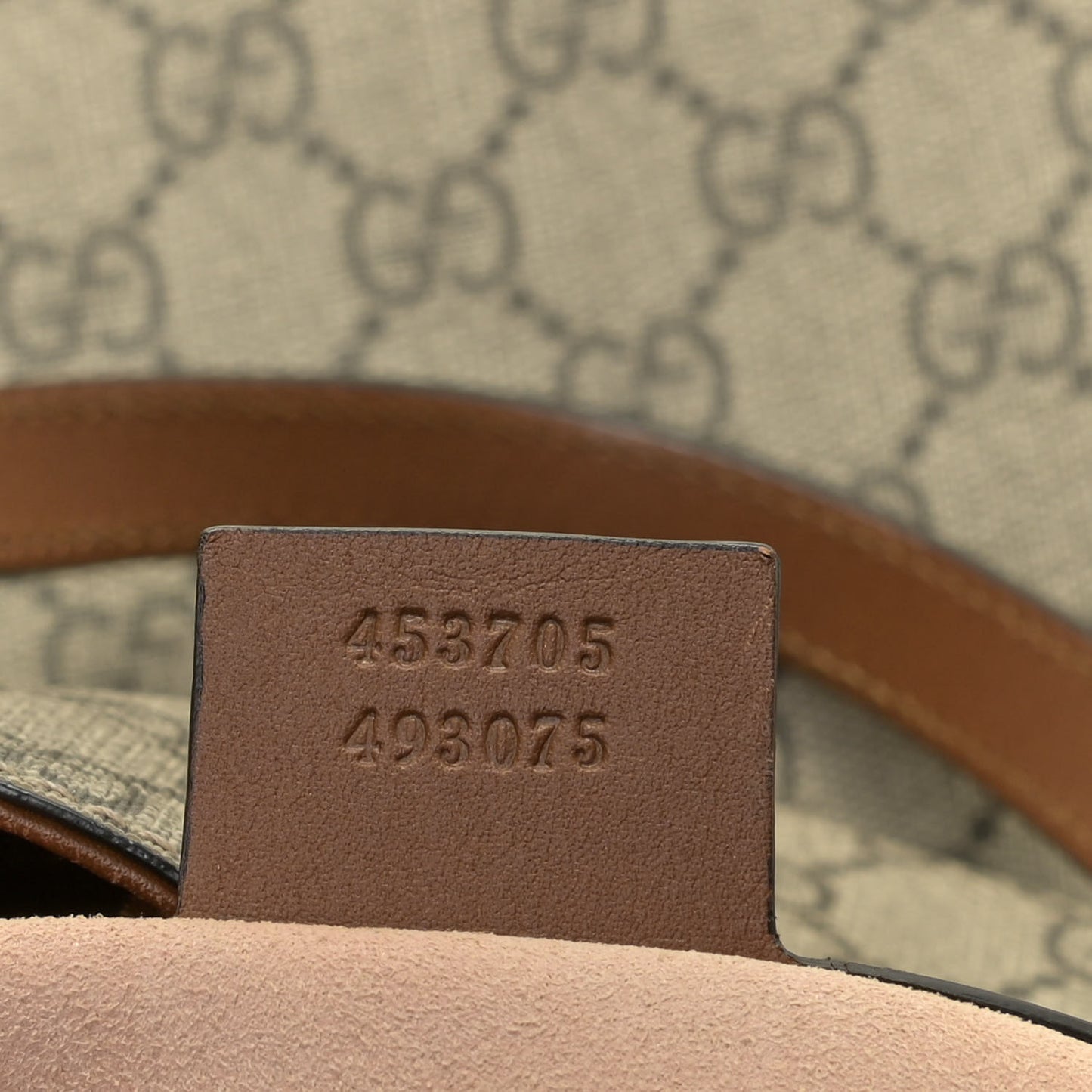 Soft GG Supreme Monogram Blind For Love Embroidered Medium Crossbody Tote Beige Tuscany Multicolor