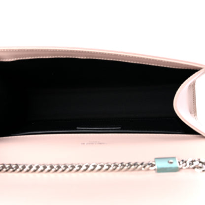 Saint Laurent Grain De Poudre Medium Monogram Kate Satchel Marble Pink 5 of 9