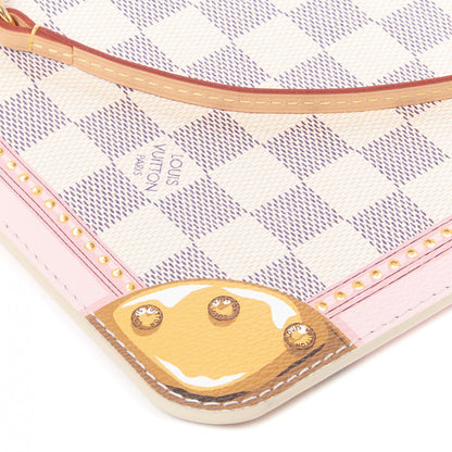Louis Vuitton Damier Azur Summer Trunks MM GM Pochette 6 of 8