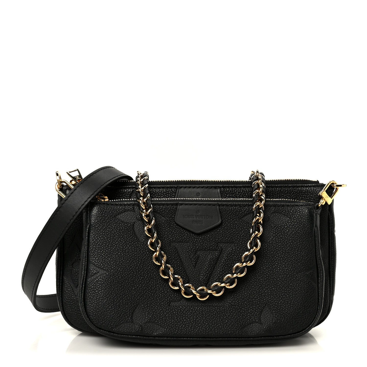 Louis Vuitton Empreinte Monogram Giant Multi Pochette Accessories Black 1 of 11