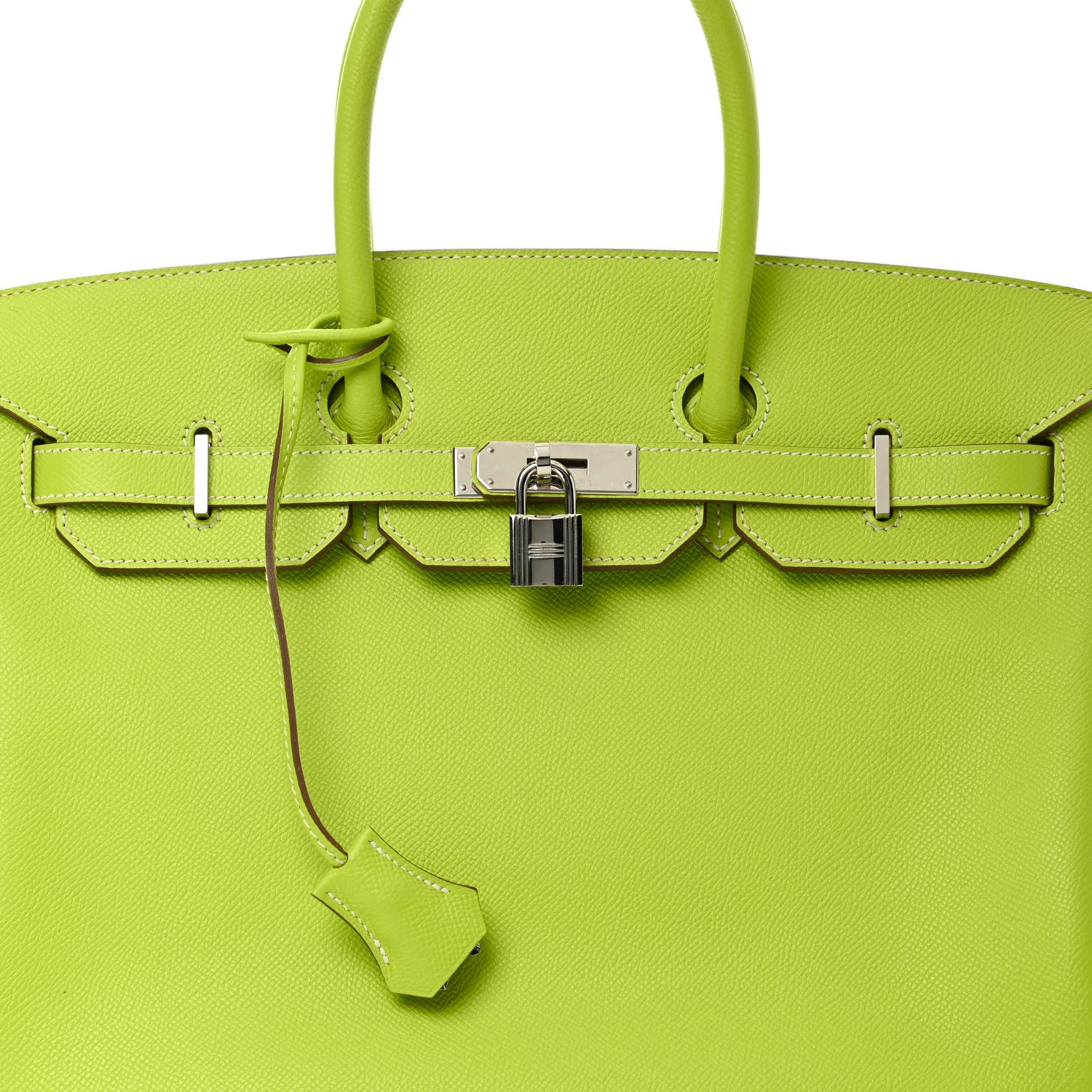 Hermes Epsom Candy Birkin 35 Kiwi Lichen 8 of 15