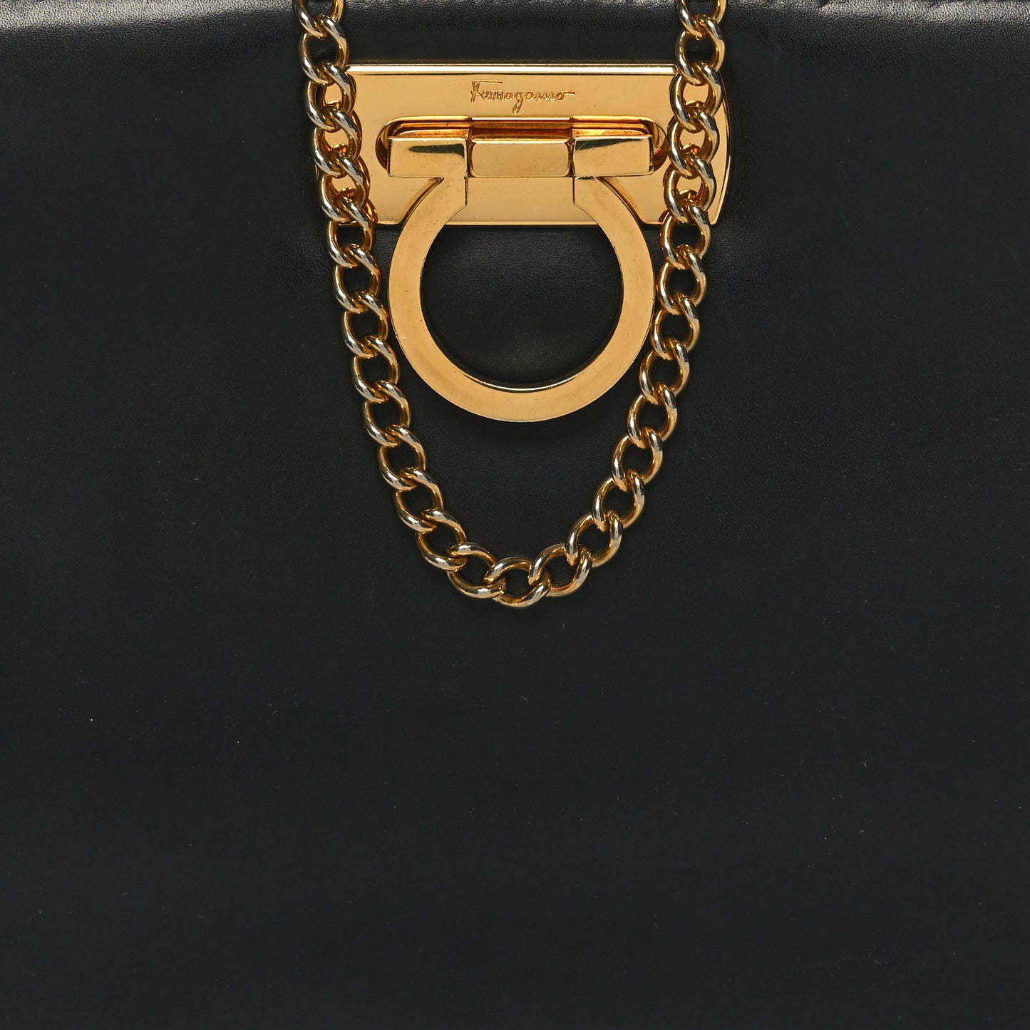 Calfskin Diana Clutch Black