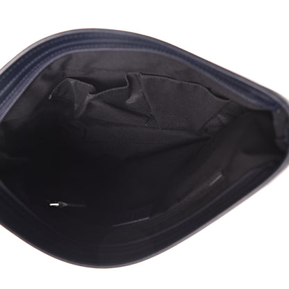 Gucci GG Supreme Monogram Web Flat Messenger Bag Navy 5 of 10