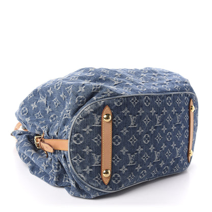 Louis Vuitton Denim Mahina XL Blue 4 of 11