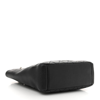 Chanel Caviar Quilted Petit Shopping Tote PST Black 4 of 11