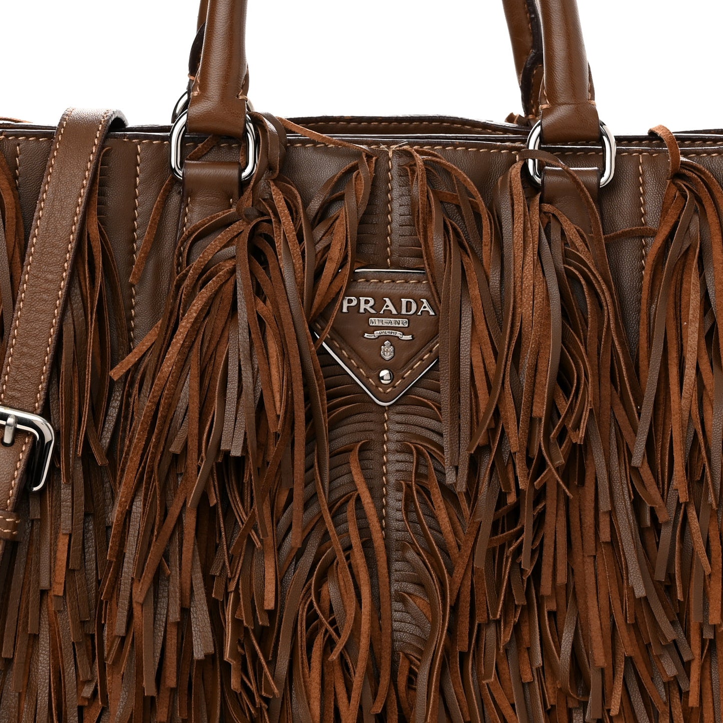 Nappa Fringe Shopping Tote Noce