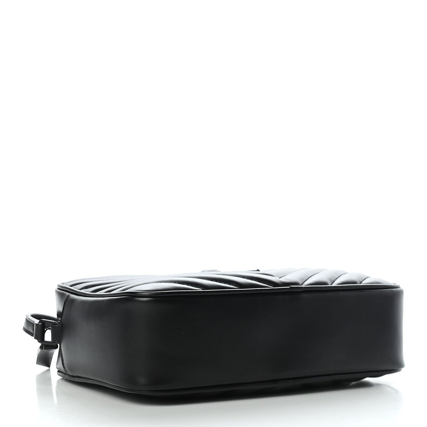 Saint Laurent Calfskin Matelasse Monogram Lou Camera Bag Black 3 of 8