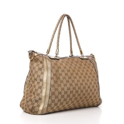 Gucci Monogram Medium Bella Tote Gold 2 of 20