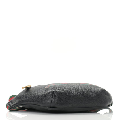 Gucci Grained Calfskin Small Logo Belt Bag Black 4 of 10