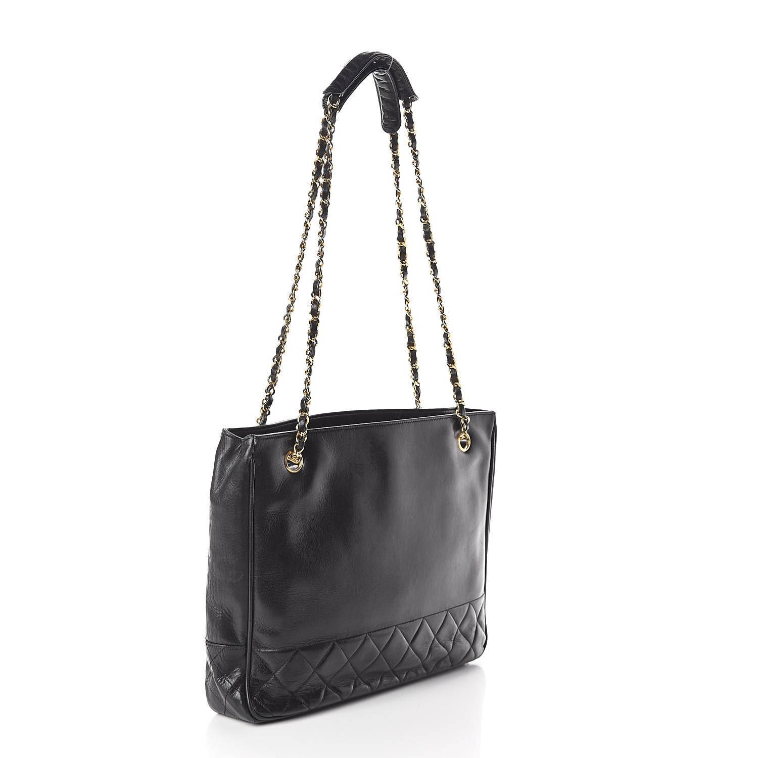 Chanel Lambskin Quilted Shoulder Bag Black 3 of 11