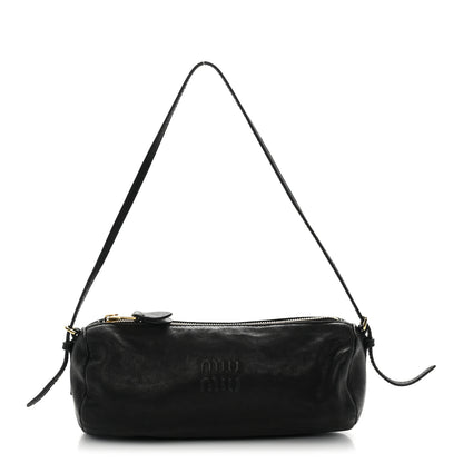 Miu Miu Nappa Aviator Mini Pouch Black 1 of 11