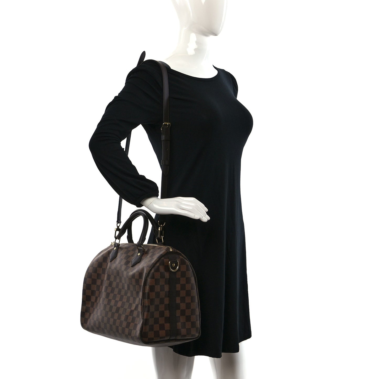 Damier Ebene Speedy Bandouliere 30