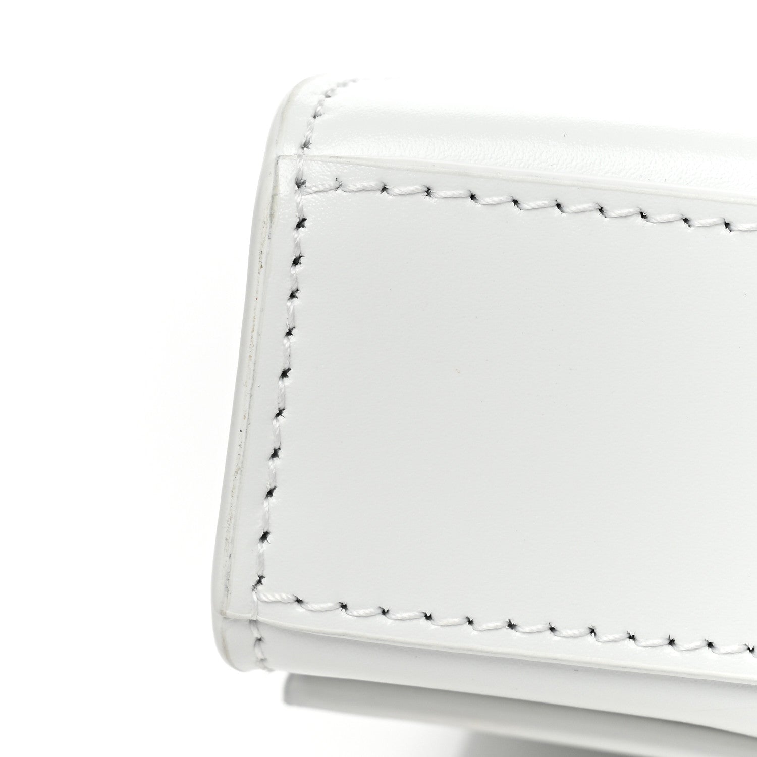 Balenciaga Shiny Box Calfskin Hourglass Chain Bag White 11 of 17