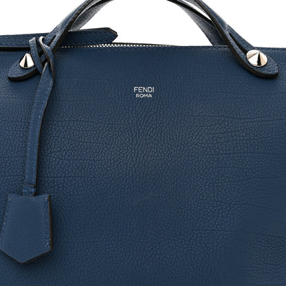 Fendi Vitello Camargue Large By The Way Boston Bag Blue 9 of 14