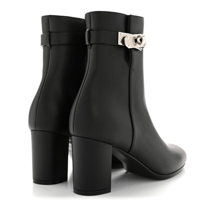 Hermes Calfskin Saint Germain Ankle Boots 35.5 Black 5 of 10