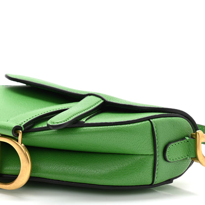 Christian Dior Goatskin Micro Saddle Bag Green 18 of 19