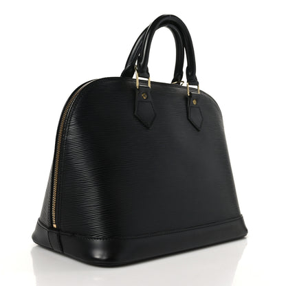 Louis Vuitton Epi Alma PM Black 3 of 10