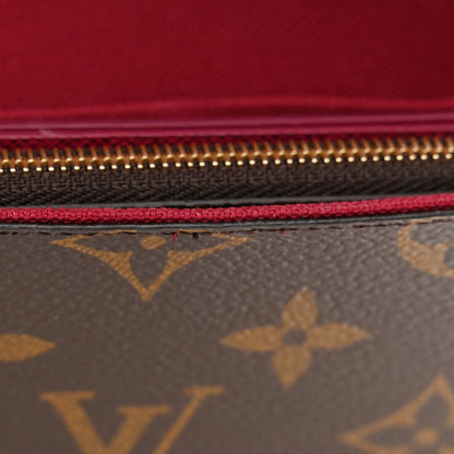 Louis Vuitton Monogram Pochette Felicie Chain Wallet Fuchsia 11 of 12