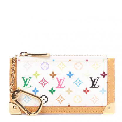 Louis Vuitton Monogram Multicolor Key Pouch White 1 of 7