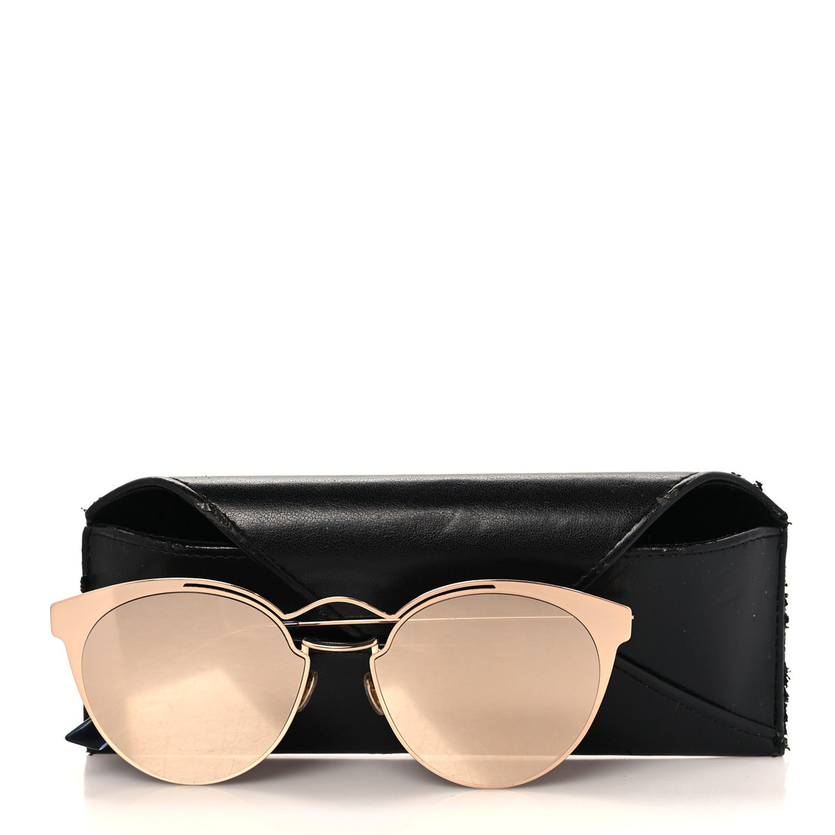 Metal Mirrored Nebula Sunglasses Gold
